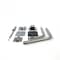 Retrac Mirror Assy, Safety, 3992 Polished Stainless, 18 In. To 23 In. Adjust Arm Lor Univ Mount, Four 604697 - alternate 2